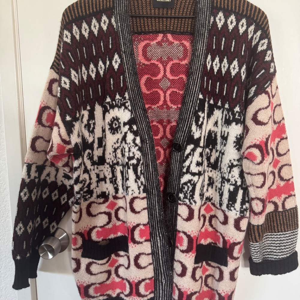 Rachel Comey Alpaca Graphic Sweater size L